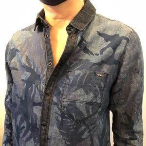 NWT. G-Star Raw Boyfriend Fit Denim Shirt